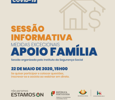 sessão informativa apoio à família
